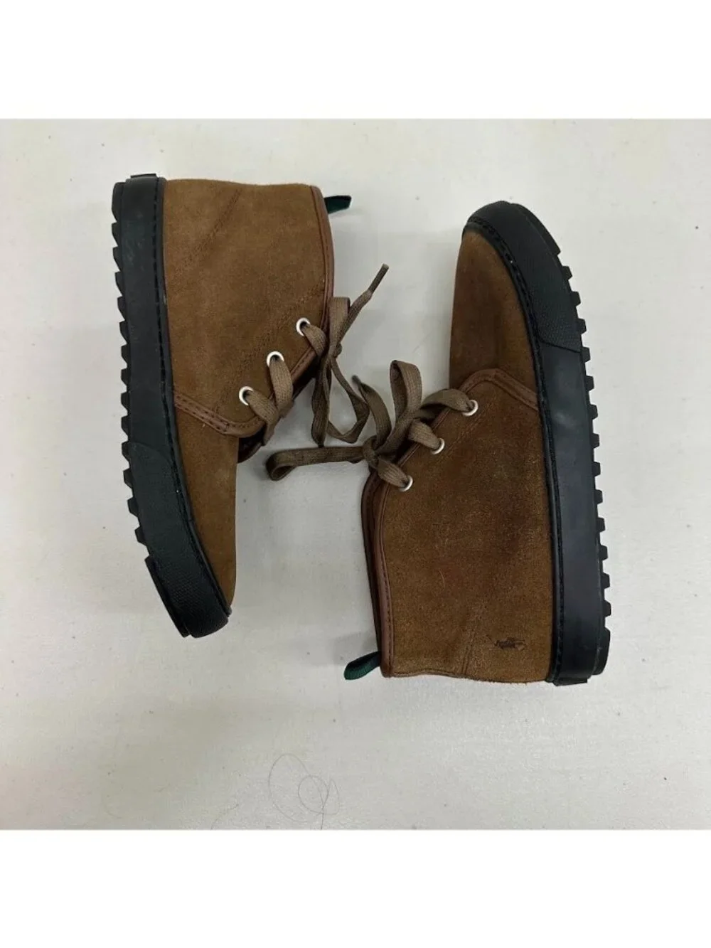 Polo Ralph Lauren Suede Chett Ankle Boots Leather Chukka Bootie Boys Kids Size 2